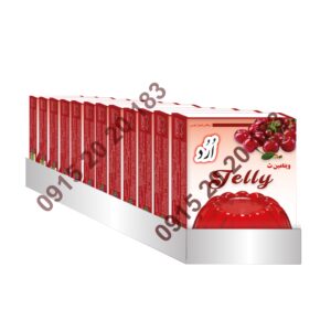 پودر ژله آلبالو 100 گرمی 12 عددی orod اُرُد مشاور و تامین کننده مواد اولیه شرکت ارمغان رضوان توس 09152020183  یک دهه مشاوره و تامین مواد اولیه