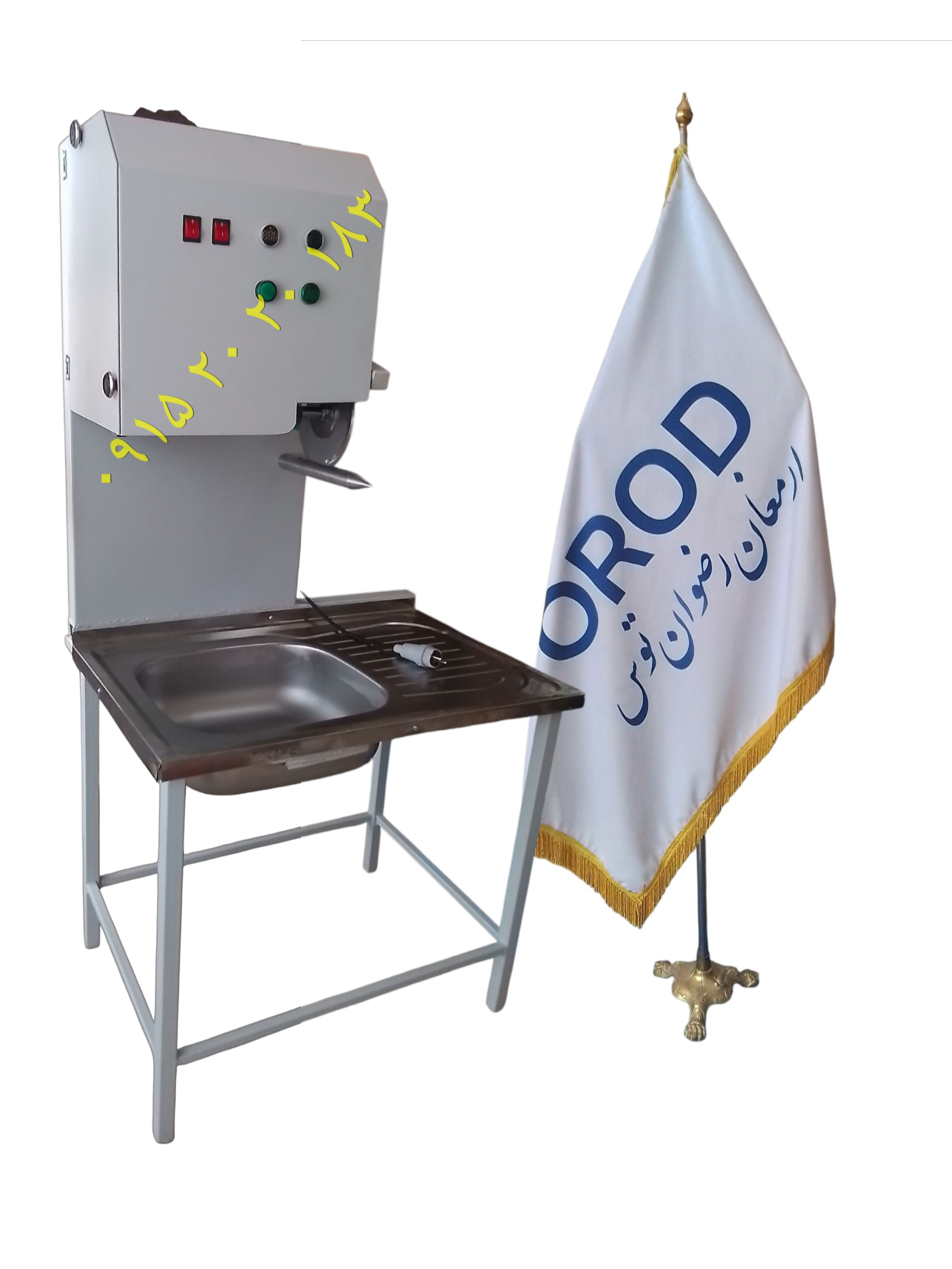 دستگاه مرغ خردکن بی صدا و پرقدرت دارای کلید و کابل صنعتی ایستاده برش مرغ تکفاز رنگ کوره بسیار قدرتمند و ساده با ایمنی مناسب استفاده مداوم در فروشگاهها