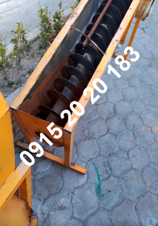 بالابر اوگر حلزونی پودریجات ظول 3 متر آهنی قطر 12 سانتی متر ظرفیت 1 تا 1/5 تن در ساعت صنایع غذایی و کشاورزی ارمغان رضوان توس 09152020183 و 05137234606